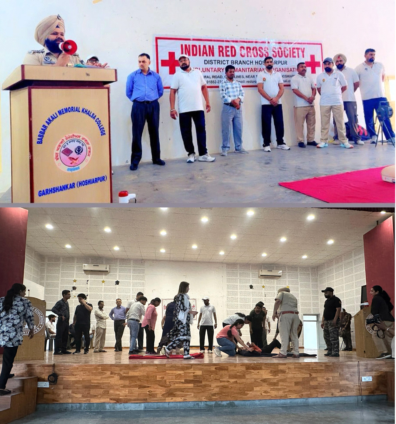 100 volunteers undergo training during Civil Defense Training Camp